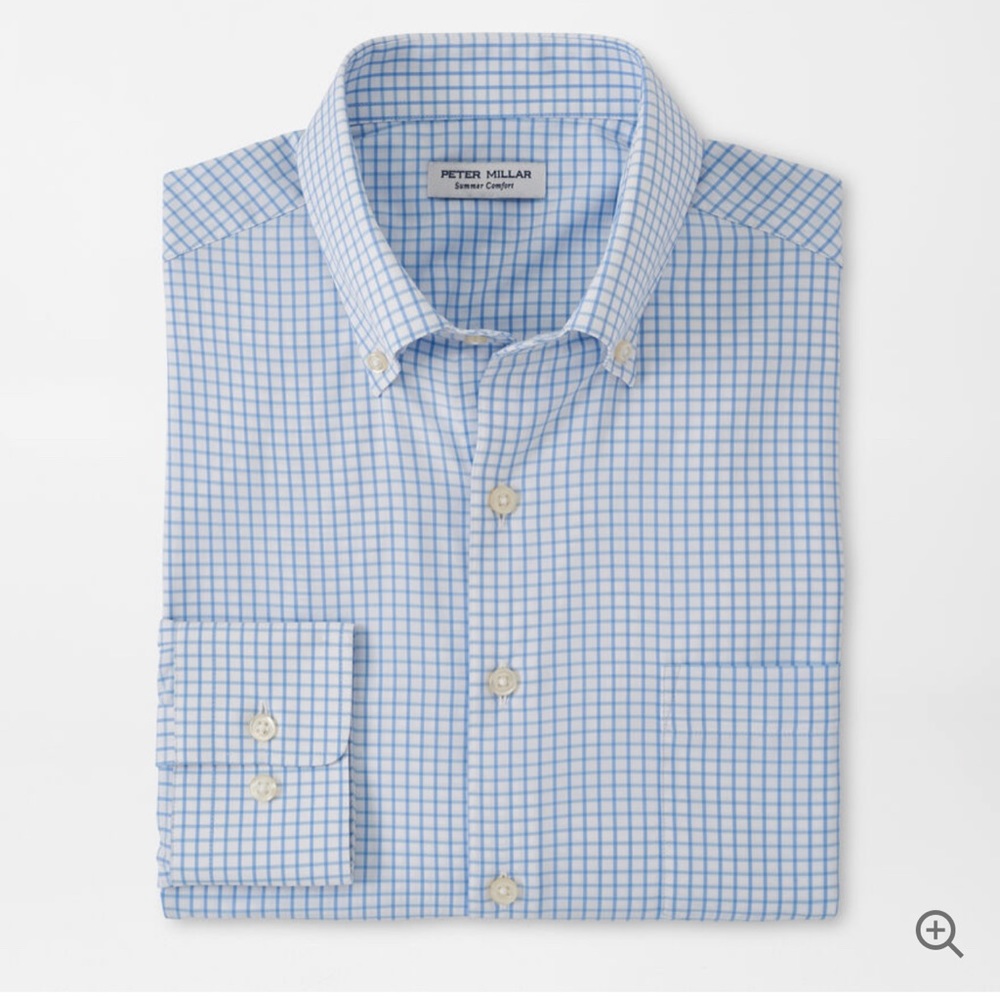 Peter Millar Hannaford Twill button up shirt